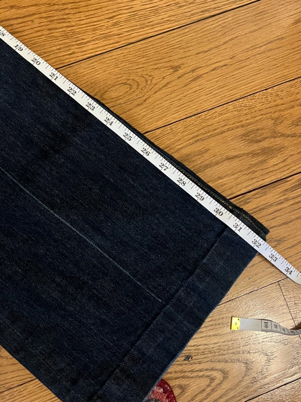 7 For All Mankind Dojo Dark Blue Jeans Size 32 - Picture 7 of 8
